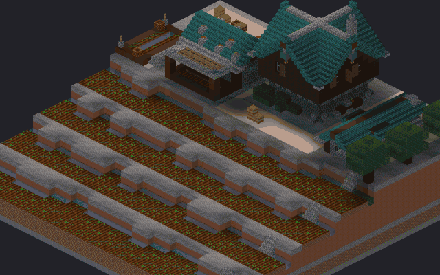 白牆穴居 的方塊配色範例圖